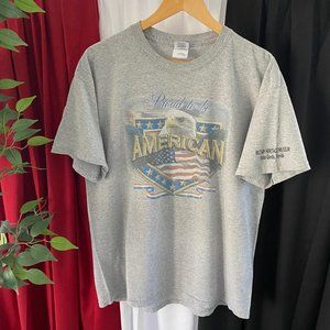 VINTAGE 2003 PROUD TO BE AMERICAN BALD EAGLE TEE